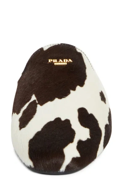 Prada Cow Pattern Slip-on Sandals