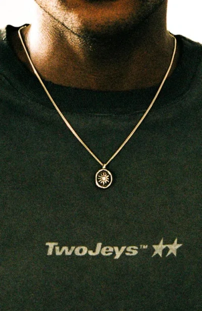 Twojeys Day & Night Pendant Necklace