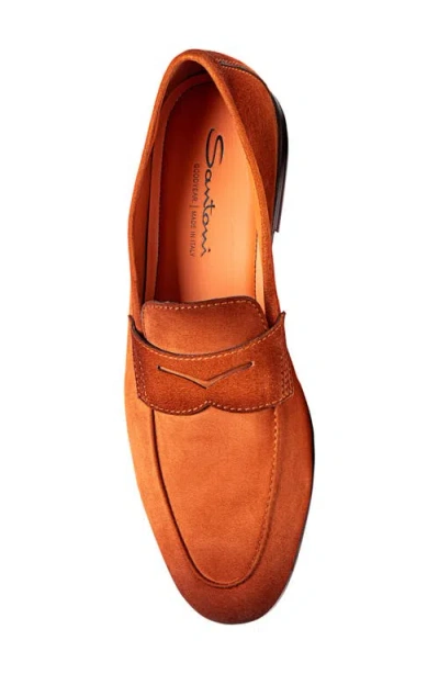 Santoni Loafers  Men Color Orange