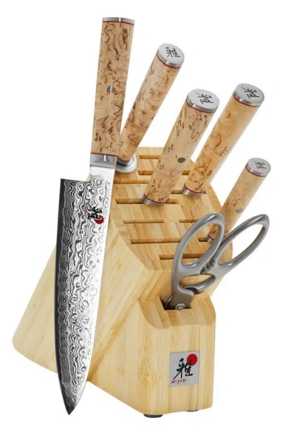 Miyabi Birchwood Sg2 7pc Knife Block Set