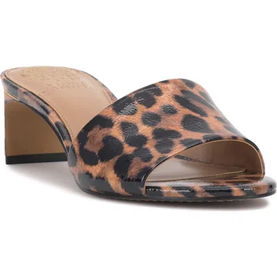 Vince Camuto Women's Linanna Blade-heel Slide Sandals In Animal Print