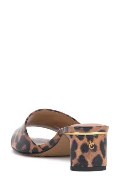 Vince Camuto Women's Linanna Blade-heel Slide Sandals In Animal Print