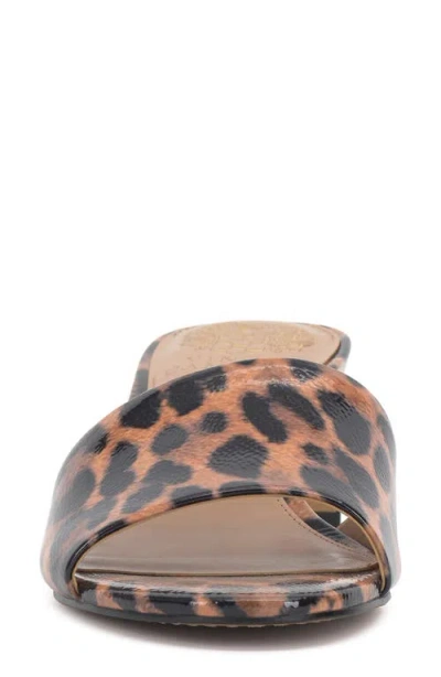 Vince Camuto Women's Linanna Blade-heel Slide Sandals In Animal Print