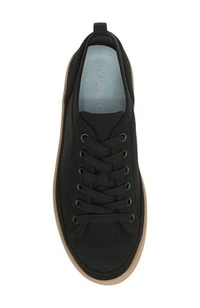 Vionic Winny Knit Low Top Sneaker In Black