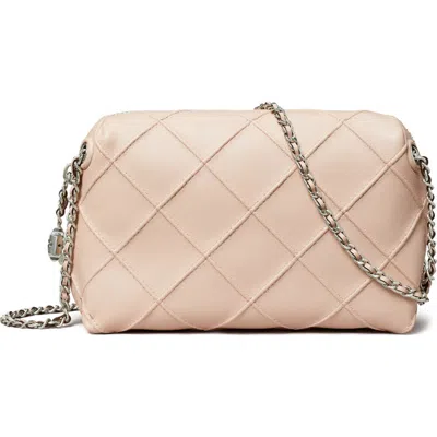Tory Burch Fleming Soft Leather Crossbody Bag In Pink