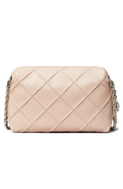 Tory Burch Fleming Soft Leather Crossbody Bag In Pink