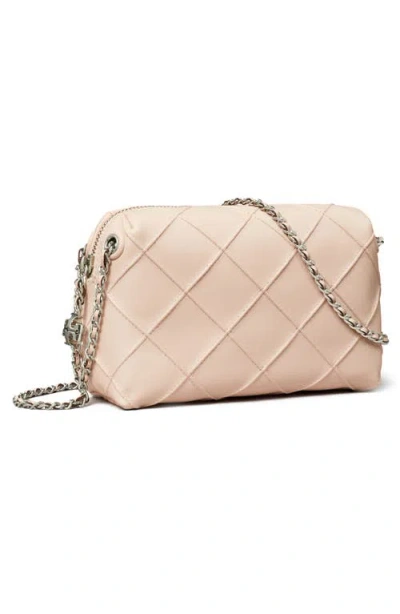 Tory Burch Fleming Soft Leather Crossbody Bag In Pink