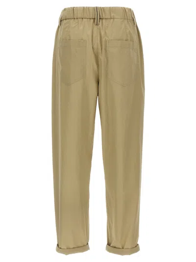 Brunello Cucinelli Monile Pants Green
