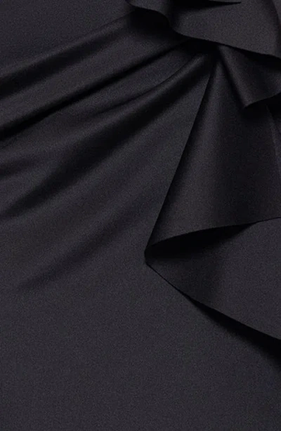 Xscape Evenings Cascade Ruffle Cocktail Sheath Dress