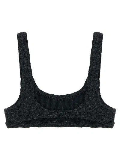 Mc2 Saint Barth Woman Brown Classic Crinkle Bralette Naima