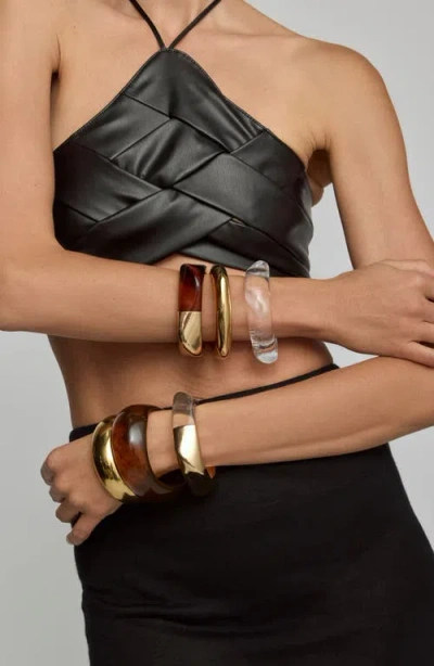 St. Moran Set Of 2 Lucite® Bangles