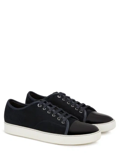 Lanvin Dbb1 Suede Sneakers In Multi