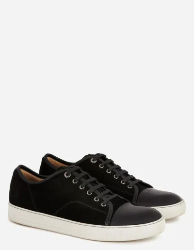 Lanvin Dbb1 Suede Sneakers In Multi
