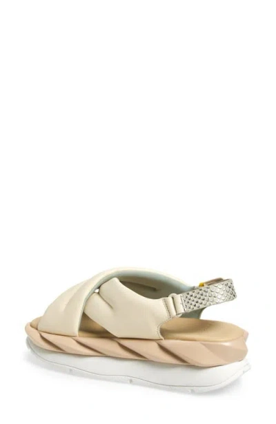 4ccccees Mellow Moa Platform Slingback Sandal In Neutral