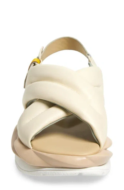 4ccccees Mellow Moa Platform Slingback Sandal In Neutral