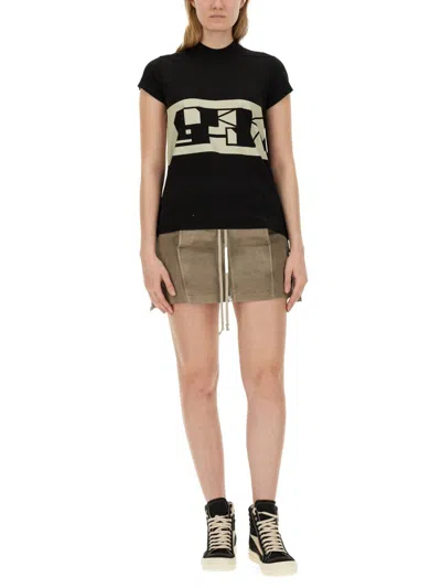 Rick Owens Drkshdw Mini Lido Skirt