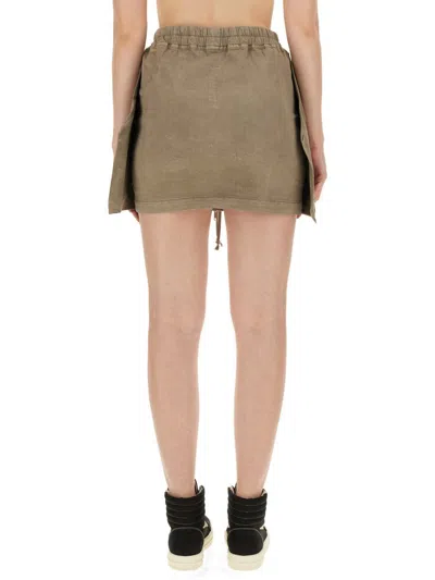 Rick Owens Drkshdw Mini Lido Skirt