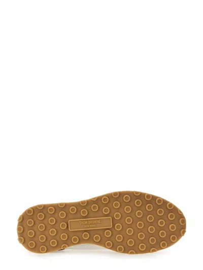 Thom Browne Tech Runner In Fine Kid Suede
