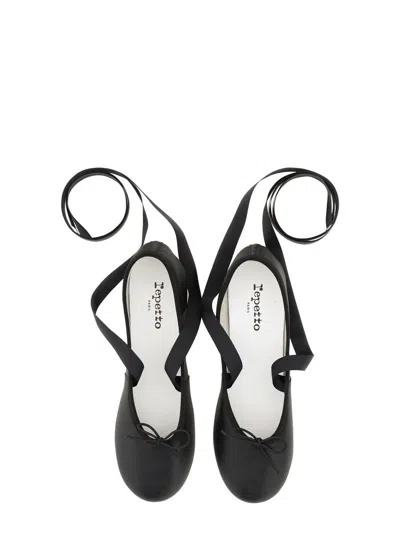 Repetto Sophia Ballet Flats With Satin Ribbons Shoes
