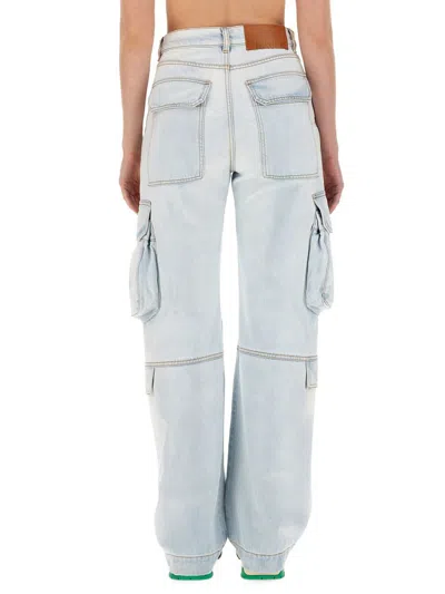 Msgm Cargo Denim Trousers