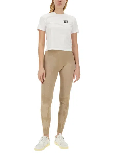 Palm Angels Logo Print Cotton T-shirt