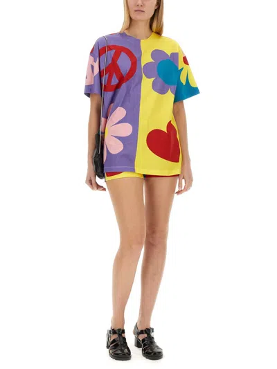Moschino Jersey T-shirt Symbols