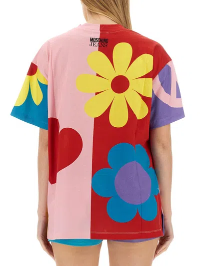 Moschino Jersey T-shirt Symbols