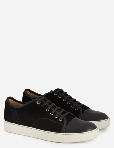 Lanvin Dbb1 Suede Sneakers In Multi