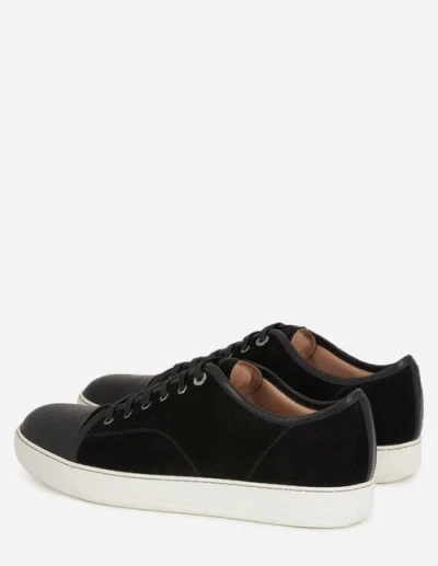 Lanvin Dbb1 Suede Sneakers In Multi