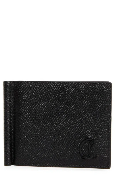 Christian Louboutin Mooncrest Black Leather Card Holder