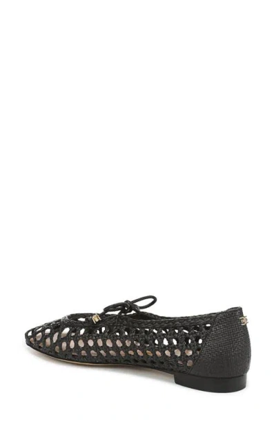 Sam Edelman Marcie Woven Mary Jane Flats Black