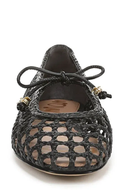 Sam Edelman Marcie Woven Mary Jane Flats Black