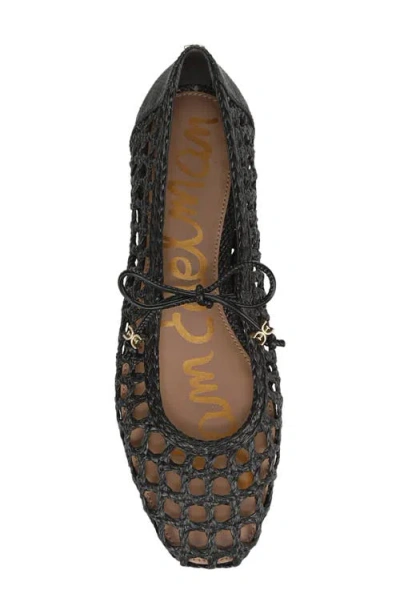 Sam Edelman Marcie Woven Mary Jane Flats Black