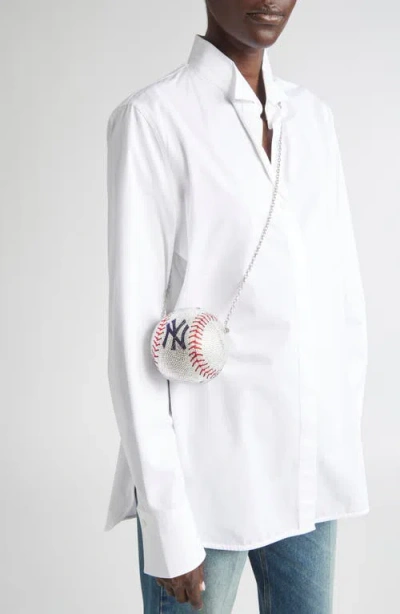 Judith Leiber Ny Yankees Baseball Minaudiere