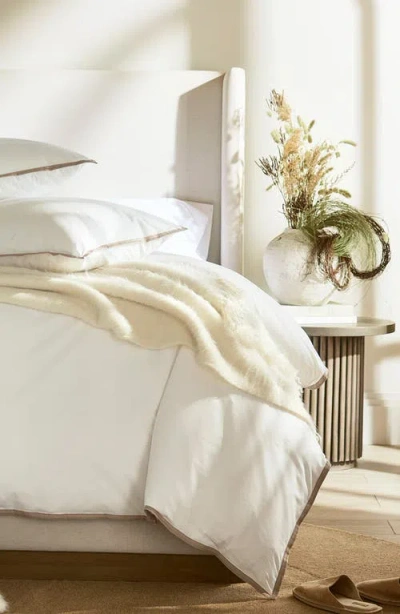 Boll & Branch Framed Percale Duvet Cover & Shams Set