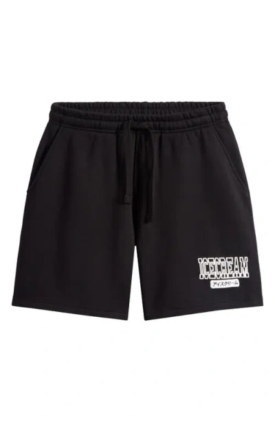 Icecream College Cotton Sweat Shorts