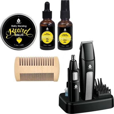 Pursonic Mario Lopez Grooming Essentials Bundle With 10-piece Trimming Kit & 4-piece Beard Care Set