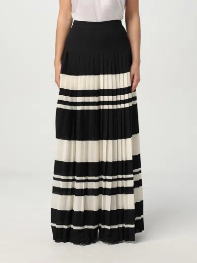 Ralph Lauren Lokette Full Length Pleated In Black