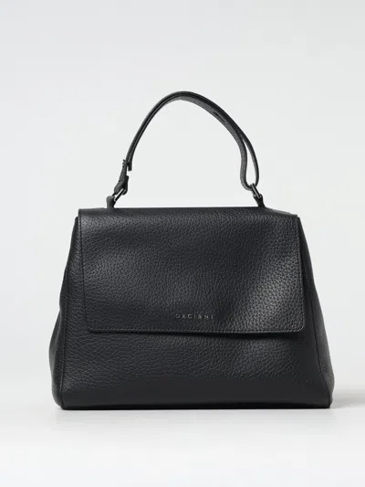 Orciani Sveva Medium Hammered Leather Bag