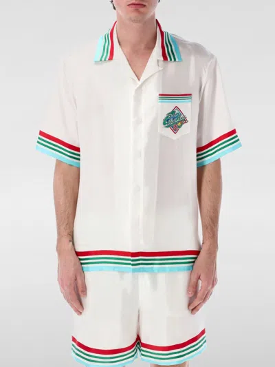 Casablanca Casa Way World Series Shirt In White