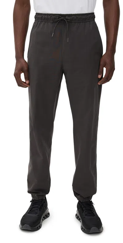 Reigning Champ Stretch Warp Knit Coach's Standard Joggers Carbon In Black