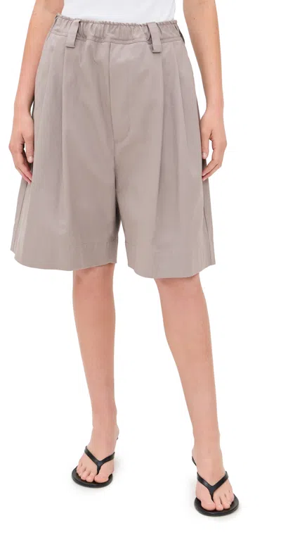 Meryll Rogge Drawstring Chino Shorts Clay In Brown