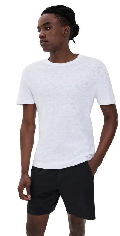 Reigning Champ 1x1 Slub Slim T-shirt White
