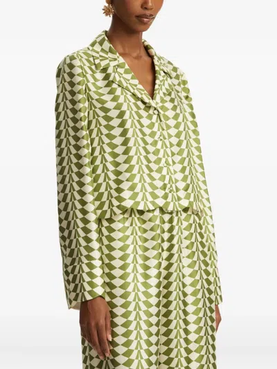 Oscar De La Renta Silk Blouse