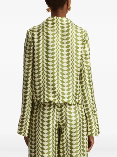 Oscar De La Renta Silk Blouse