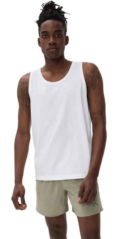 Reigning Champ Lightweight Jersey Slim Tank Top White