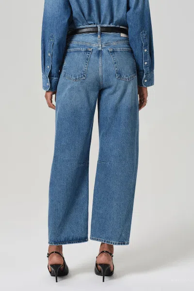 Citizen Of Humanity Amari Ultra Wide Leg Jeans In Dweller In Blue