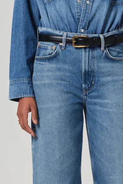 Citizen Of Humanity Amari Ultra Wide Leg Jeans In Dweller In Blue