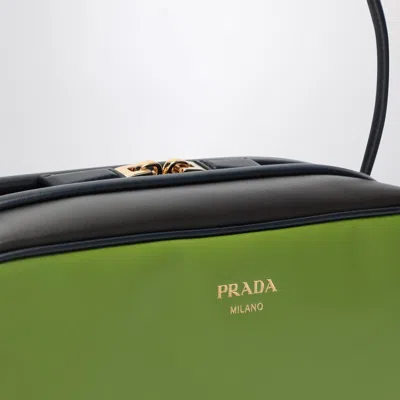 Prada Borsa A Spalla In Pelle Verde Donna In F04is Felce Ebano Baltico