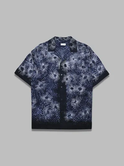 Dries Van Noten Carltone Shirt In Blue